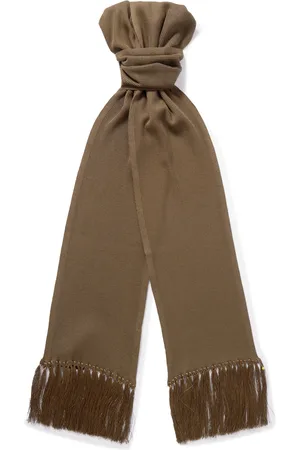 Tom Ford Tasselled Ribbed Silk-Blend Scarf