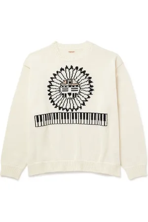 KAPITAL Cotton-Blend Jacquard Sweater
