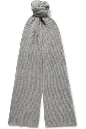 William Lockie Ribbed Cashmere Scarf