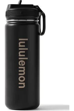 Lululemon Back to Life Logo-Print Stainless Steel Water Bottle, 530ml