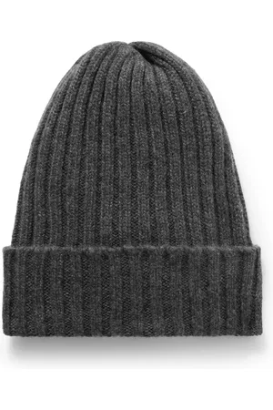 Thom Sweeney Ribbed Cashmere Beanie