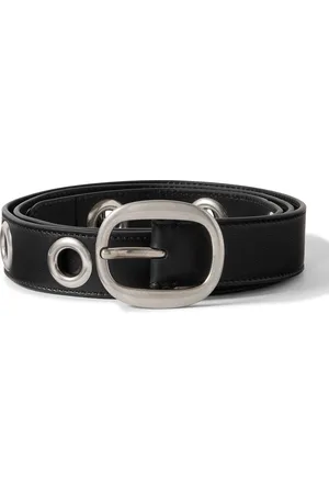 Tom Ford 3cm Eyelet-Embellished Leather Belt