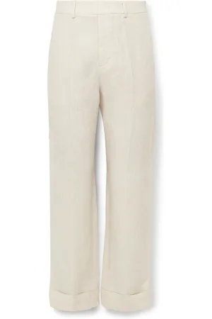 VALENTINO GARAVANI Tapered Linen Trousers