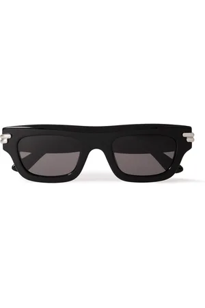 Bottega Veneta Mitre Square-Frame Acetate Sunglasses