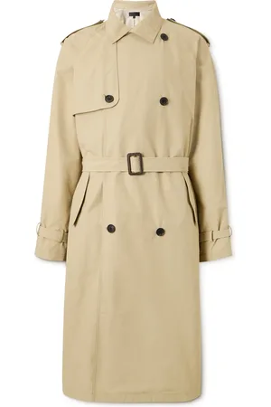 NILI LOTAN Kieran Double-Breasted Cotton-Blend Coat