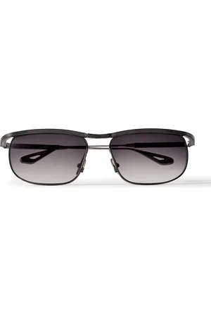 JACQUES MARIE MAGE Melville Rectangular-Frame Beta Titanium Sunglasses