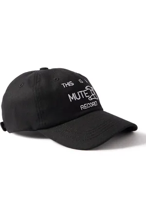 ENFANTS RICHES DEPRIMES Mute Record Logo-Embroidered Wool-Twill Baseball Cap