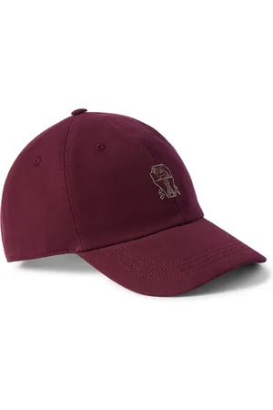 Brunello Cucinelli Logo-Embroidered Cotton-Twill Baseball Cap