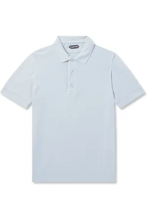 Tom Ford Lyocell and Cotton-Blend Piqué Polo Shirt