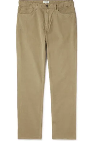 HARTFORD Tim Straight-Leg Cotton-Blend Corduroy Trousers