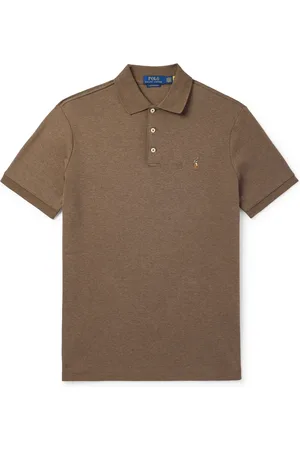 Ralph Lauren Logo-Embroidered Cotton-Jersey Polo Shirt