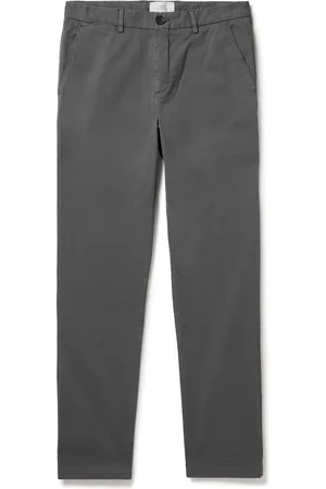 Mr P. Samuel Straight-Leg Organic Cotton-Blend Twill Chinos
