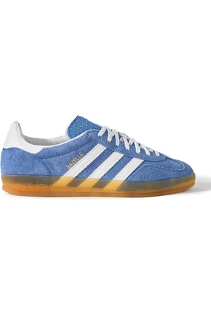 adidas Gazelle Indoor Leather-Trimmed Suede Sneakers