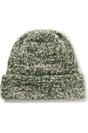 THE ELDER STATESMAN Teddy Cashmere, Alpaca and Silk-Blend Bouclé Beanie