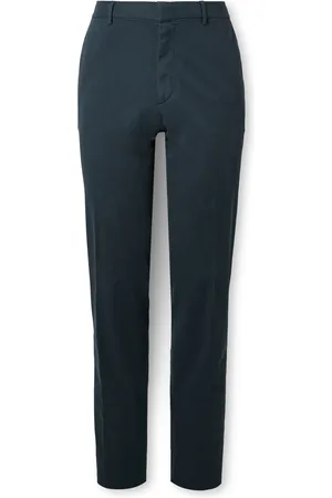 Ermenegildo Zegna Easy Straight-Leg Garment-Dyed Cotton-Blend Chinos