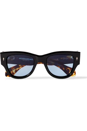 JACQUES MARIE MAGE Chelsea Square-Frame Acetate Sunglasses