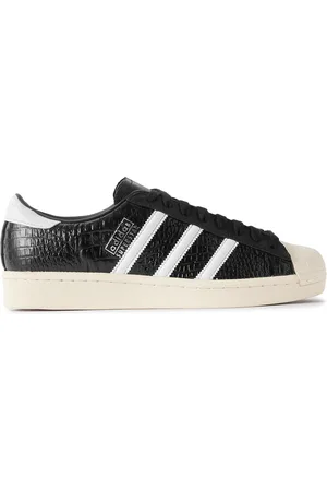 adidas Superstar Vintage Croc-Effect Leather Sneakers