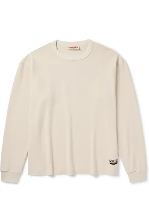CHERRY LOS ANGELES Logo-Print Waffle-Knit Cotton T-Shirt
