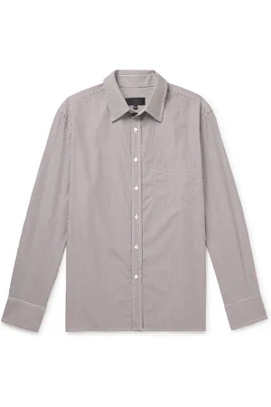 NILI LOTAN Finn Striped Cotton-Poplin Shirt