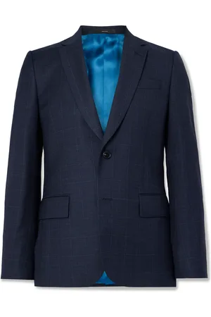 Paul Smith Soho Prince of Wales Checked Wool Suit Jacket