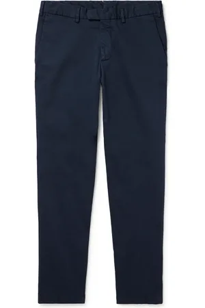 Thom Sweeney Straight-Leg Cotton-Blend Twill Trousers
