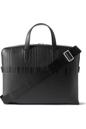 Paul Smith Debossed Leather Briefcase