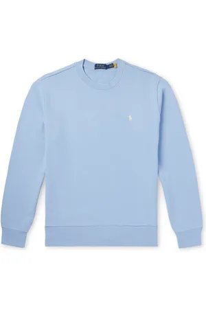 Ralph Lauren Logo-Embroidered Cotton-Jersey Sweatshirt