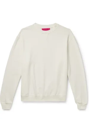THE ELDER STATESMAN Daily Crew Cotton and Cashmere-Blend Jersey Sweatshirt