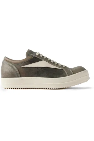 Rick Owens Vintage Transparent-Leather Sneakers