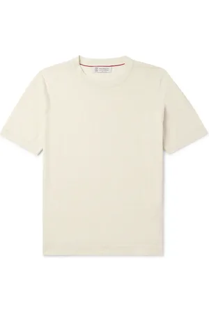 Brunello Cucinelli Linen and Cotton-Blend T-Shirt