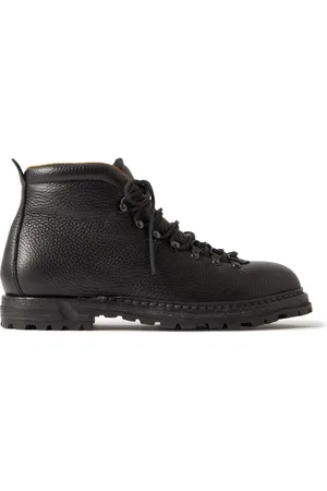 Officine creative Artik Full-Grain Leather Lace-Up Boots