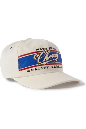 CHERRY LOS ANGELES Oracle Bull Racing Logo-Print Appliquéd Twill Baseball Cap