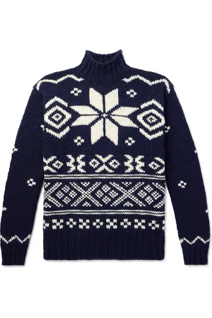 Ralph Lauren Fair Isle Wool Rollneck Sweater