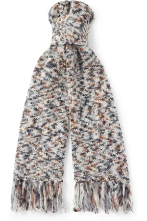 A.P.C. Noah Fringed Knitted Scarf