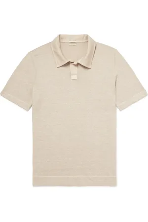 MASSIMO ALBA Aruba Linen and Cotton-Blend Polo Shirt