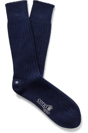 KINGSMAN Ribbed Cashmere Socks