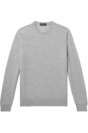 Incotex Zanone Virgin Wool and Cashmere-Blend Sweater