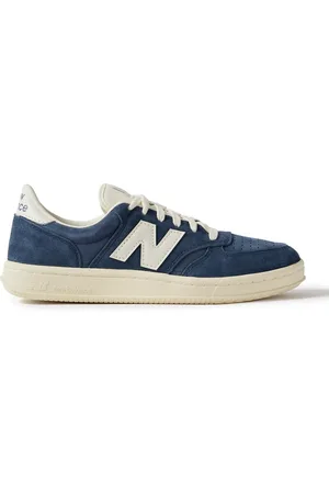 New Balance CT500 Leather-Trimmed Suede and Nubuck Sneakers