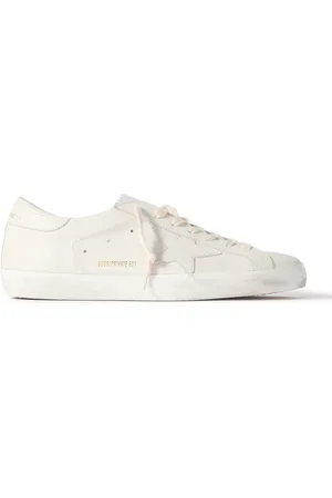 Golden Goose Super-Star Distressed Leather Sneakers