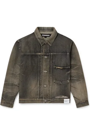 NEIGHBORHOOD Savage Type-1 Distressed Denim Jacket