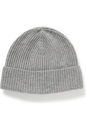 Mr P. Cairn Ribbed Cashmere Beanie