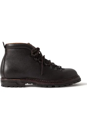 Officine creative Artik Full-Grain Leather Lace-Up Boots