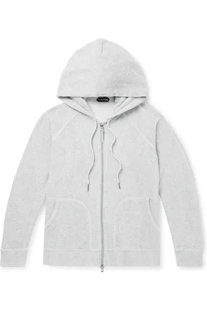 Tom Ford Slim-Fit Cotton-Blend Terry Zip-Up Hoodie