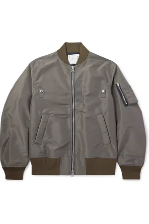 SACAI Padded Nylon-Twill Bomber Jacket