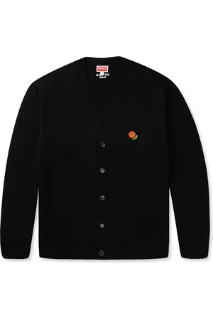Kenzo Pop Logo-Appliquéd Wool Cardigan