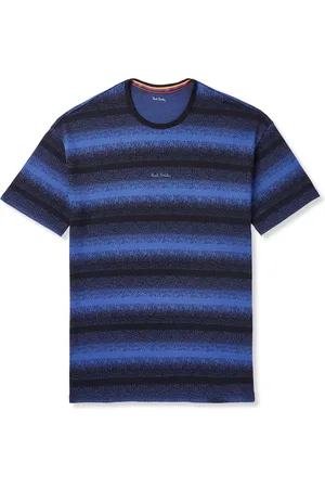 Paul Smith Logo-Embroidered Striped Cotton and Modal-Blend Piqué T-Shirt