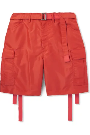 SACAI Straight-Leg Belted Nylon-Twill Cargo Shorts