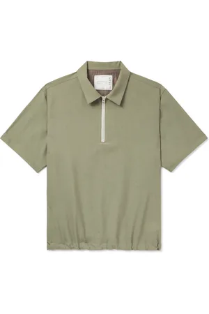 SACAI Woven Polo Shirt