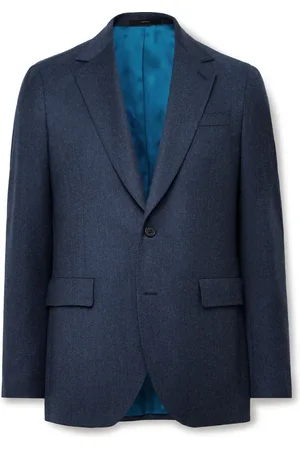 Paul Smith Wool and Cashmere-Blend Flannel Suit Jacket
