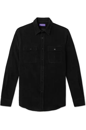 Ralph Lauren Cotton and Cashmere-Blend Corduroy Shirt